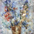 Vaso di gladioli